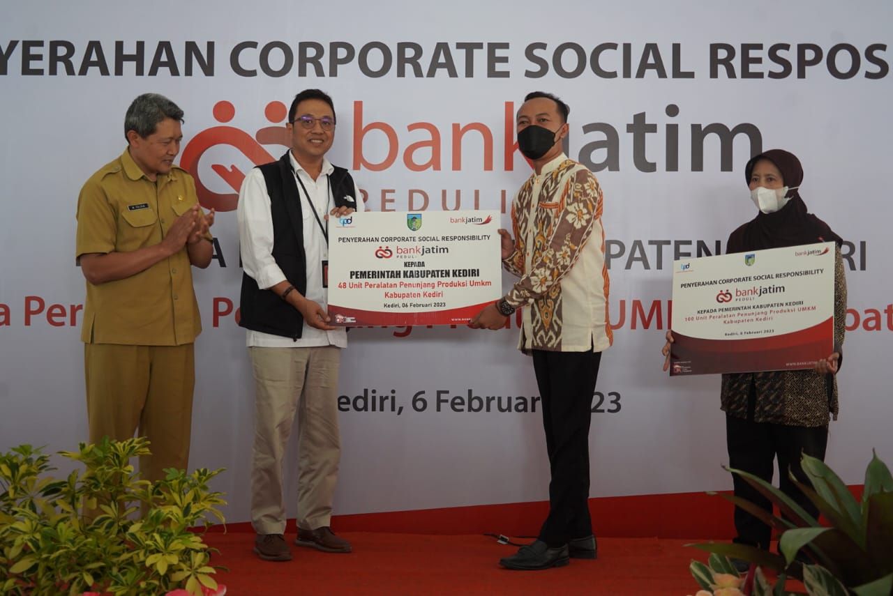 CSR Bank Jatim Untuk Dukung UMKM Kabupaten Kediri