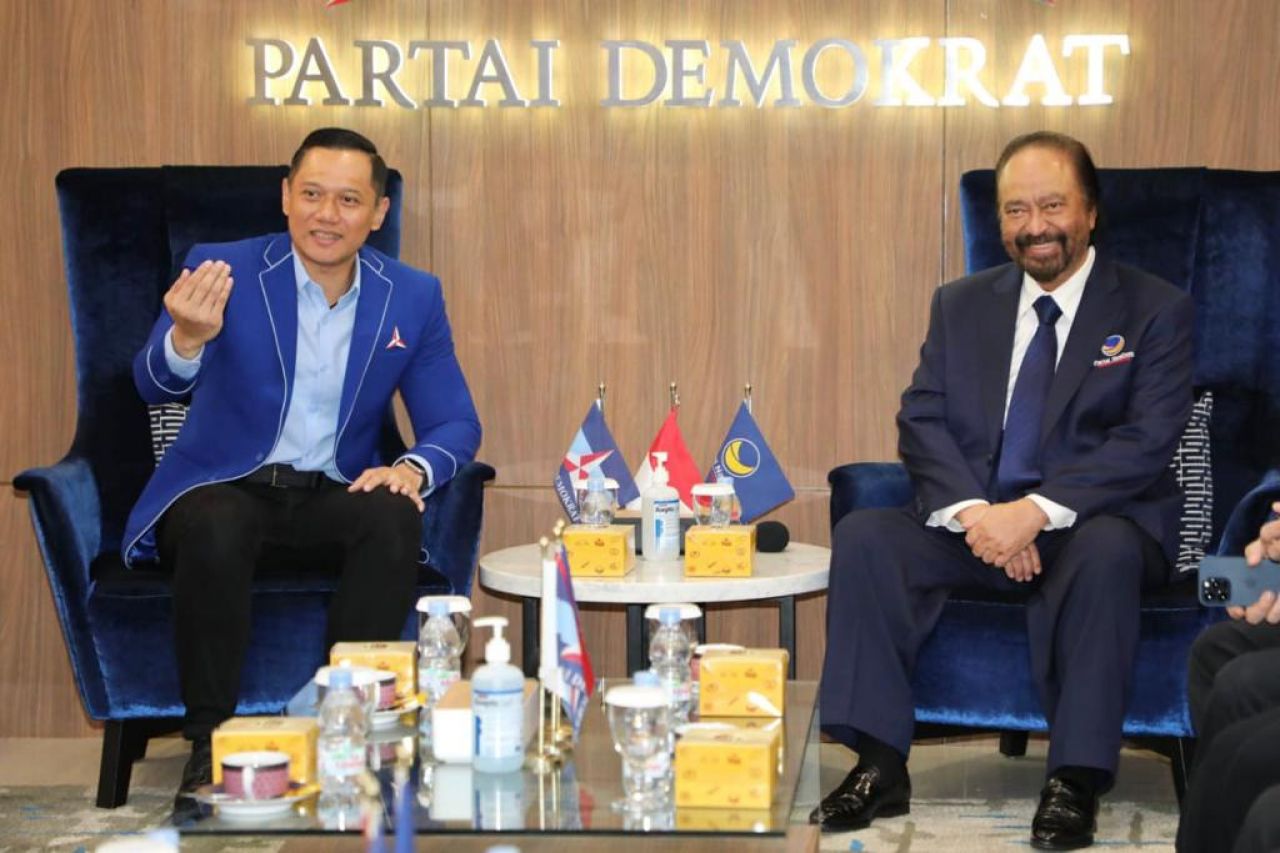ThumbnailKunjungan Surya Paloh ke Demokrat, AHY: Kami Ingin Kapal Koalisi Ini Berlayar dan Menang Kunjungan Surya Paloh ke Demokrat, AHY: Kami Ingin Kapal Koalisi Ini Berlayar dan Menang
