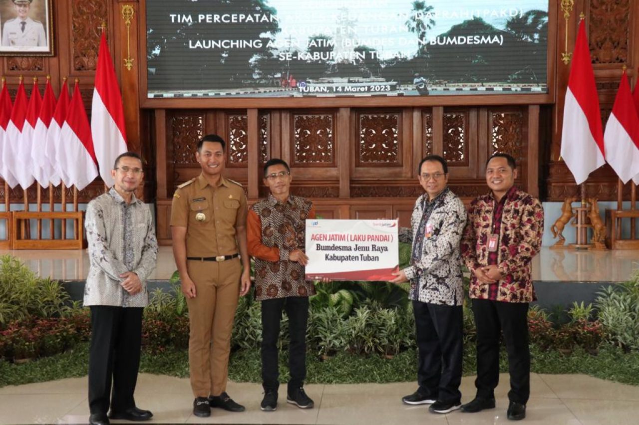 Bank Jatim - Pemkab Tuban Sinergi Launching Agen Jatim