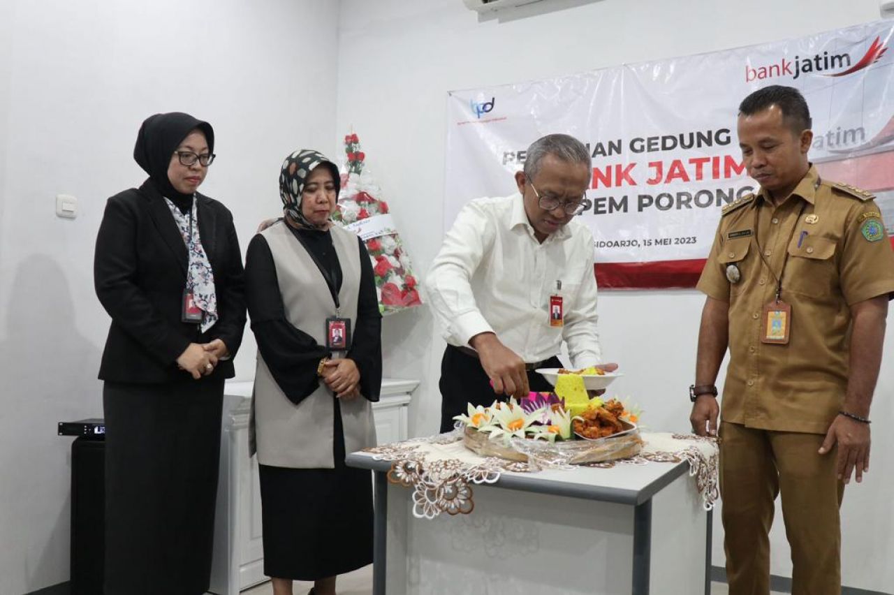 Bank Jatim Capem Porong Resmikan Gedung Baru
