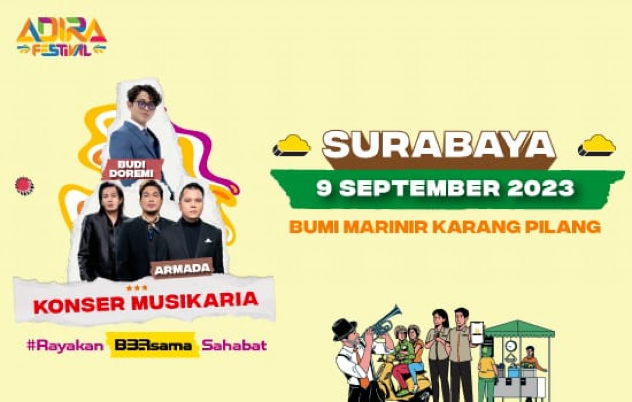 Adira Festival 2023 Meriahkan Surabaya dengan Warna-Warni Kegembiraan dan Keberagaman