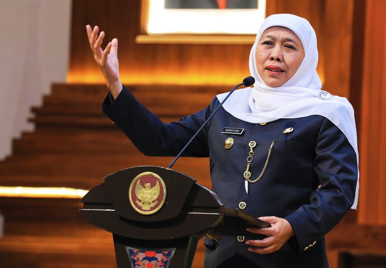 Gubernur Jatim Khofifah Indar Parawansa. (Red)
