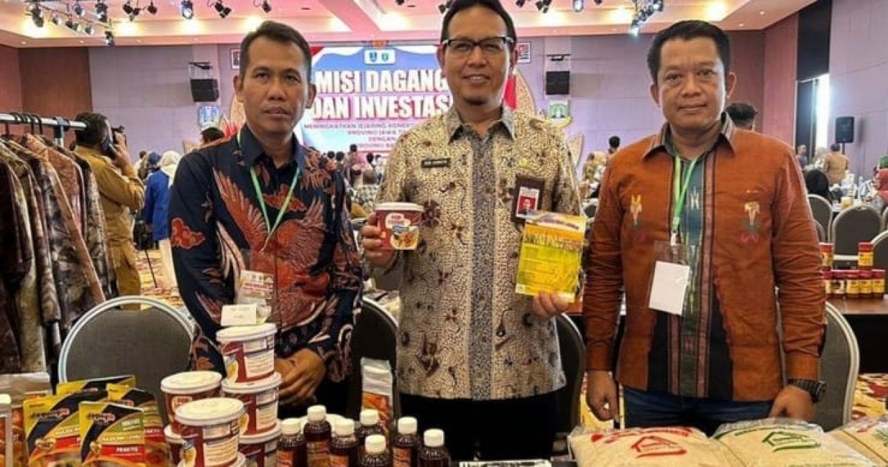 Bumdesa Sumberagung dan Bumdesma Senori ikit misi dagang di Provinsi Banten