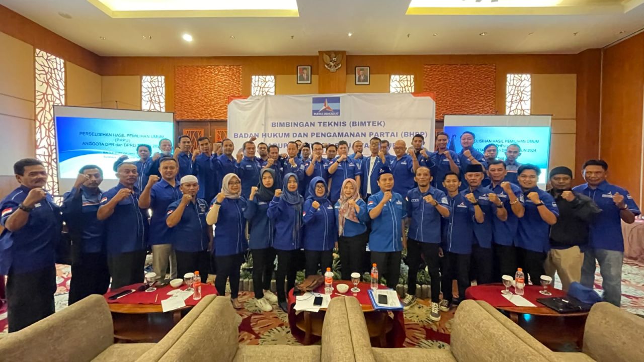 ThumbnailBHPP Partai Demokrat Siapkan Bekal Hadapi Penanganan Perkara Perselisihan Hasil Pemilu 2024 BHPP Partai Demokrat Siapkan Bekal Hadapi Penanganan Perkara Perselisihan Hasil Pemilu 2024