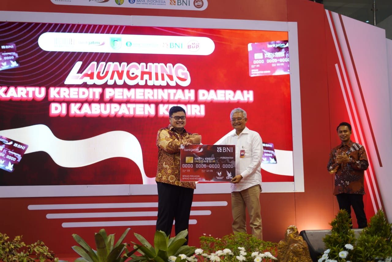 Bank Jatim launching KKPD bersama Pemkab Kediri. (Dok humas Bank Jatim)
