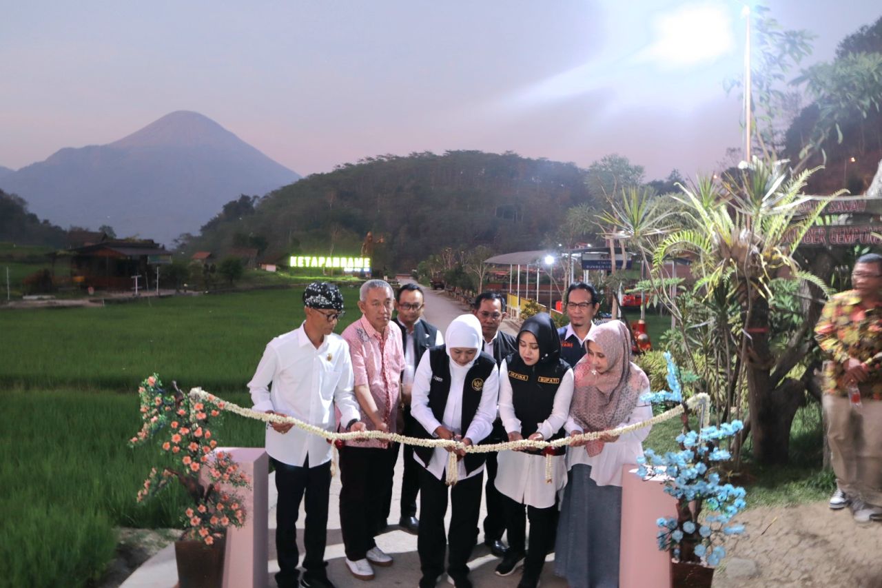 Khofifah Resmikan Desa Ketapanrame Mojokerto Jadi Gerakan Nasional Desa Industri