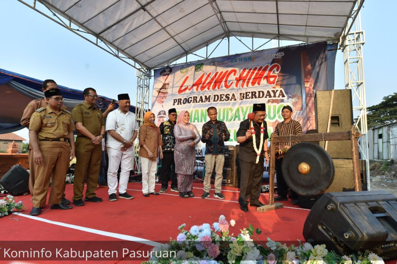 Desa Berdaya Taman Budaya Suci Pasuruan Diresmikan