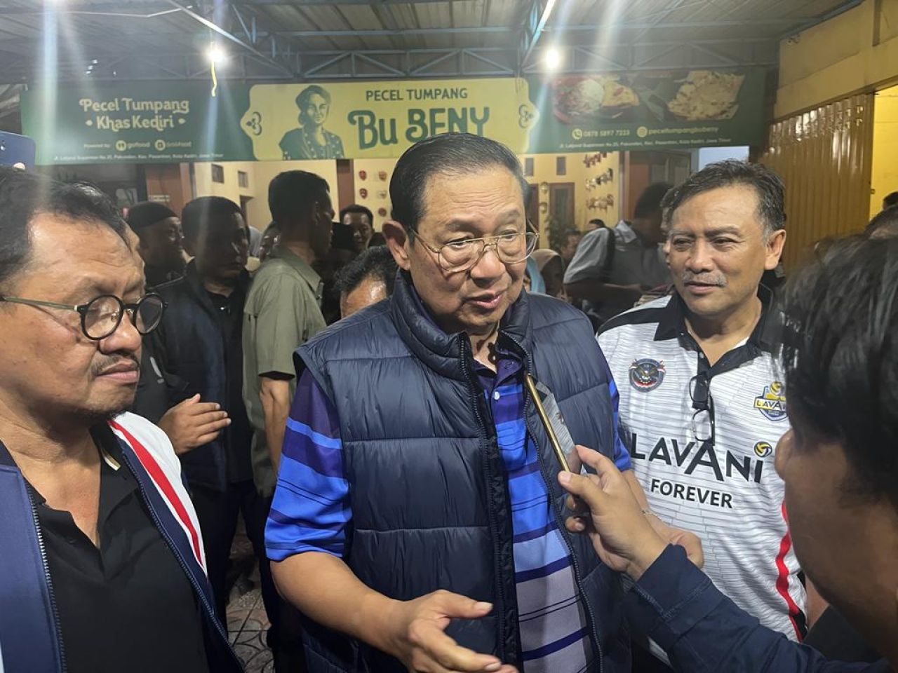 SBY Turun Gunung Semangati Caleg Partai Demokrat di Kediri