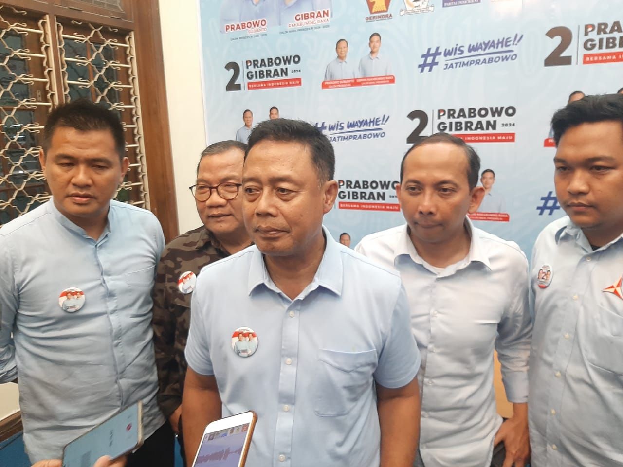 Bekas Rumah Pemenangan Khofifah-Emil Jadi Posko Prabowo-Gibran