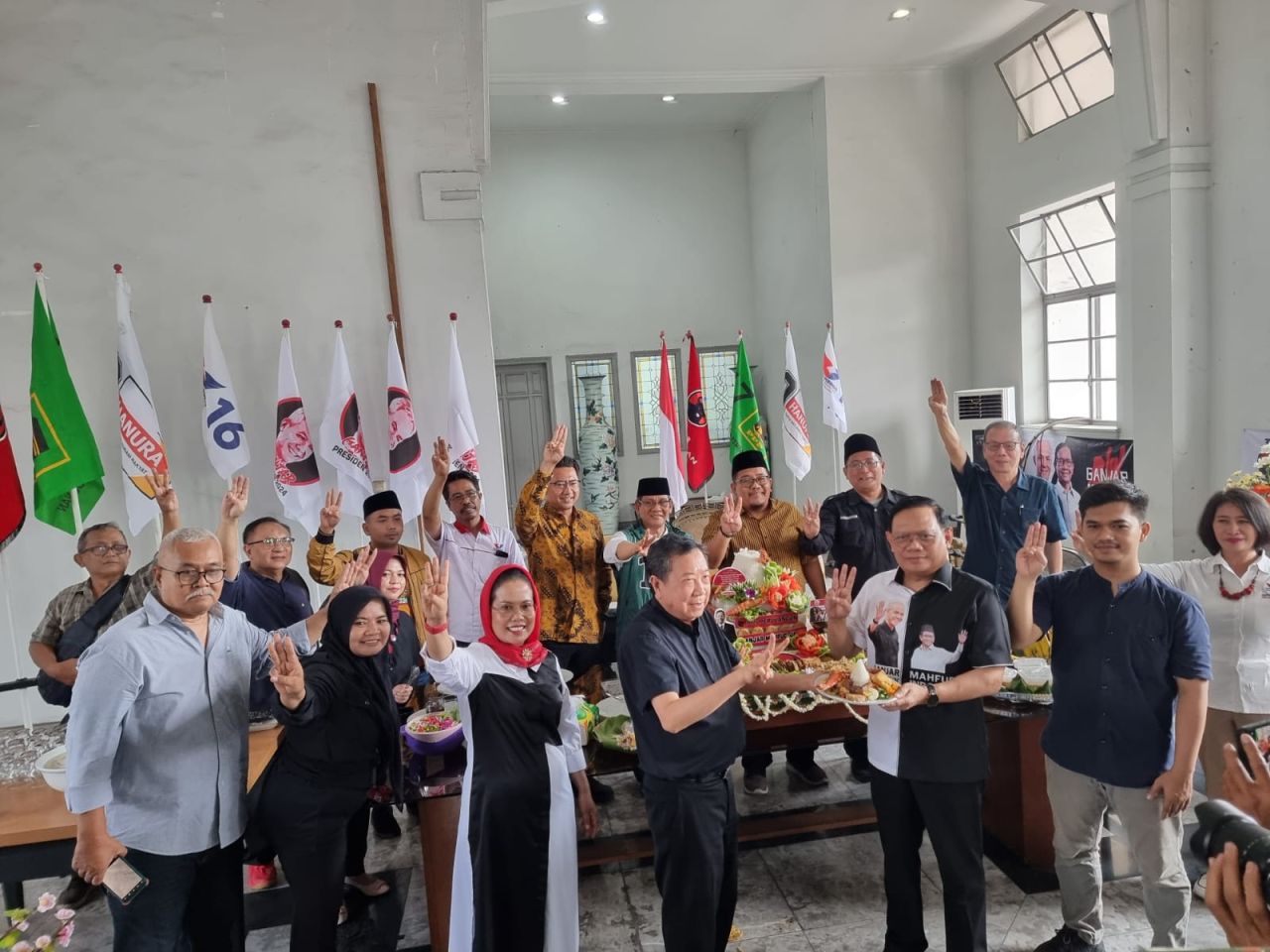TPD Ganjar-Mahfud Jatim Tempati Gedung Penuh Sejarah untuk Posko Pemenangan