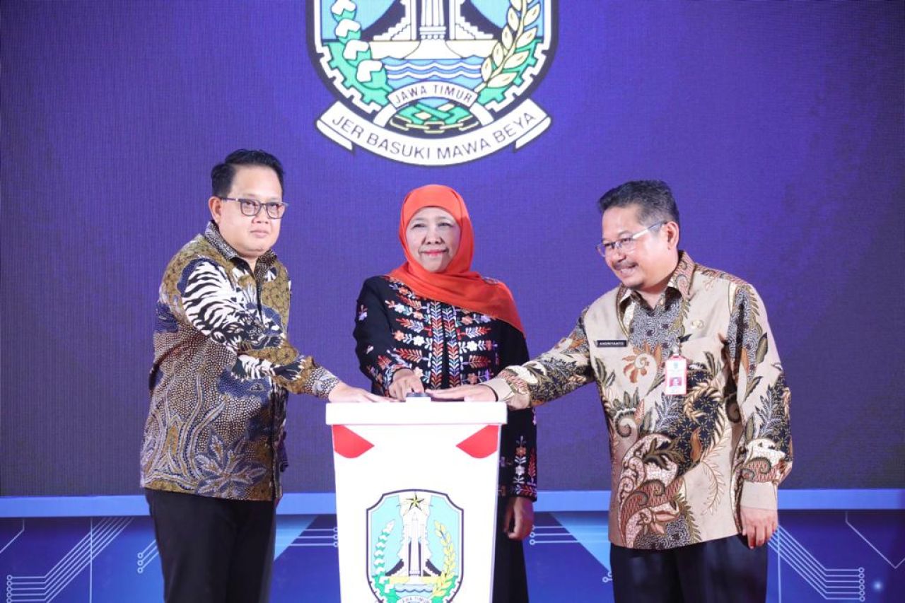 BRIDA, Nama Baru Balitbang Jatim Launching Brida Prov Jatim, Senin (18/12/2023) malam. (Dok Biro Adpim Prov Jatim)