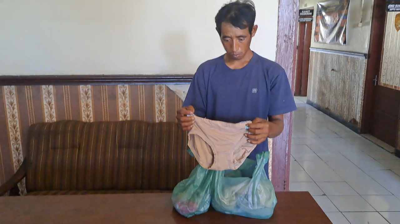 Hasrat Tak Terbendung, Pria di Jombang Curi Celana Dalam Wanita