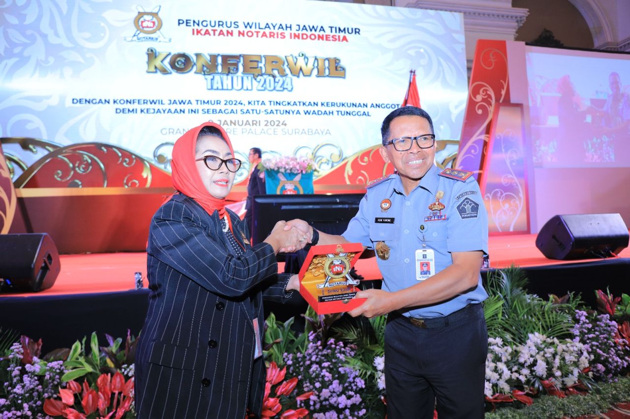 Buka Konferwil Ikatan Notaris, Kakanwil Harap Sinergi dan Kolaborasi Terus Terjalin