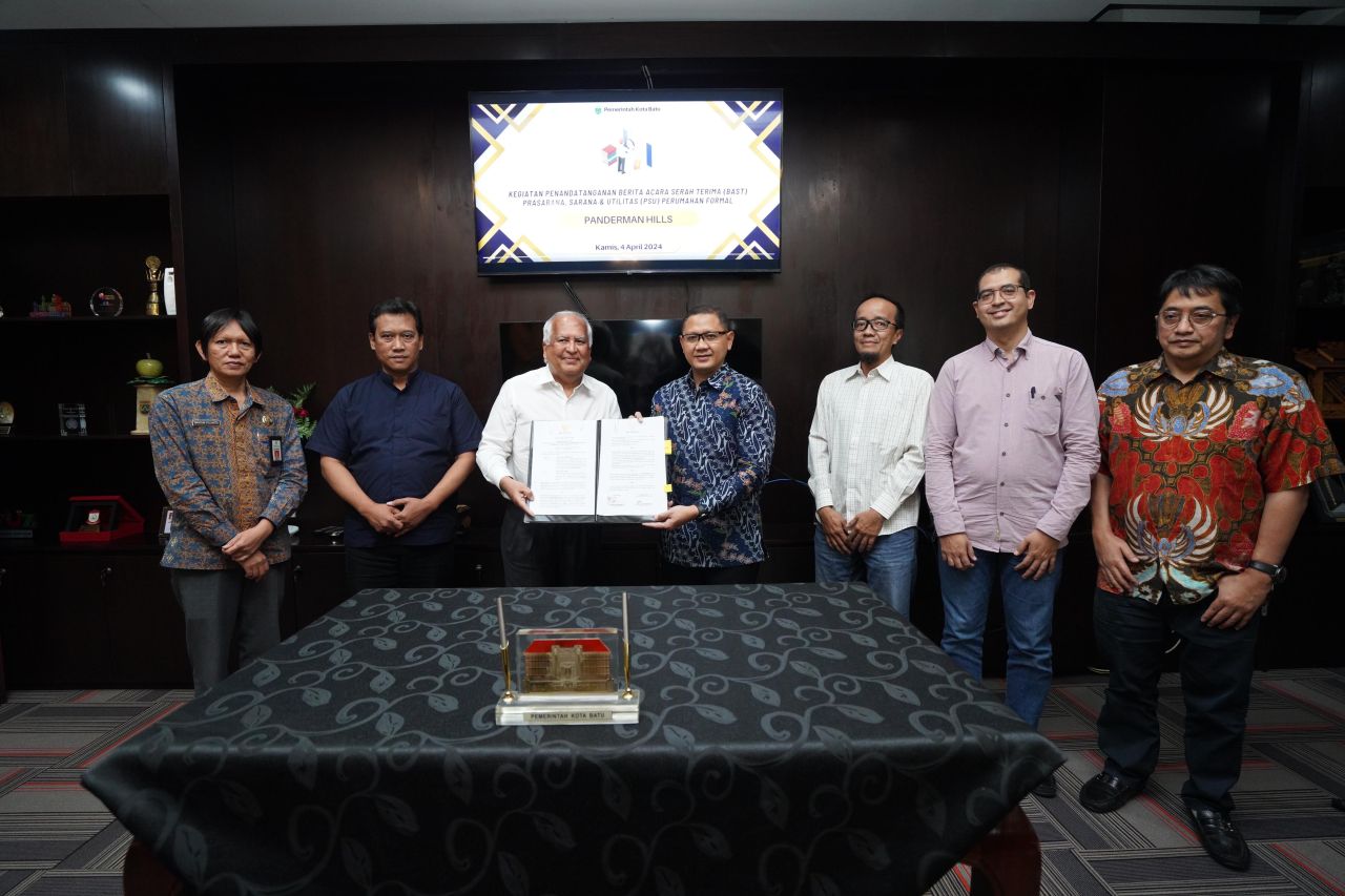 3 Pengembang Serahkan PSU senilai Rp 980 Miliar