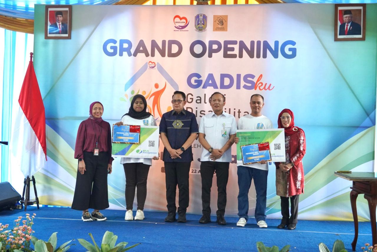 Peresmian Galeri Disabilitas Kinasih dan UPT (Gadisku) di Surabaya, Senin (22/4/2024). (Red)