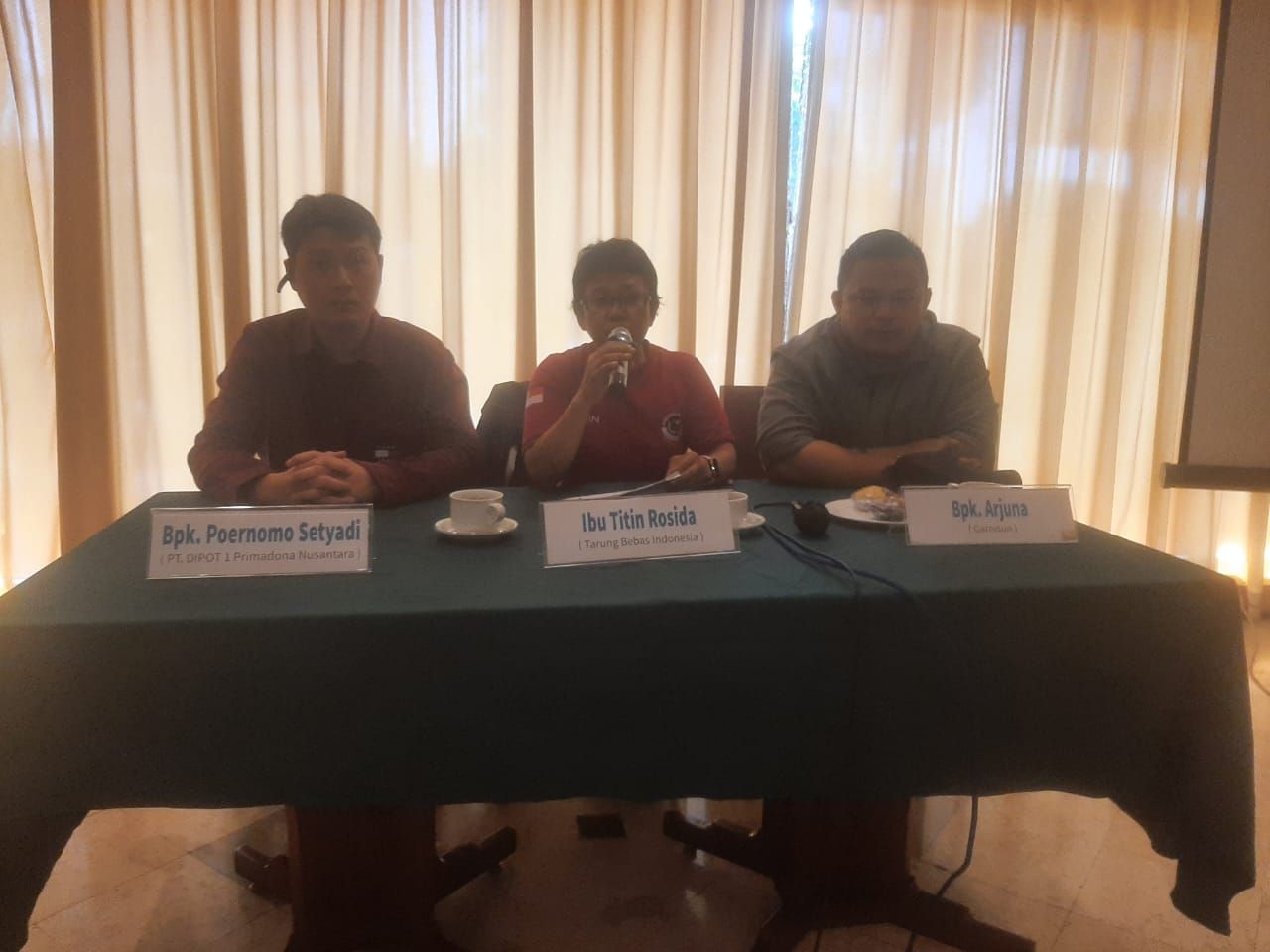 Konfrensi Pers Kejurnas TBI 2024. (Red)