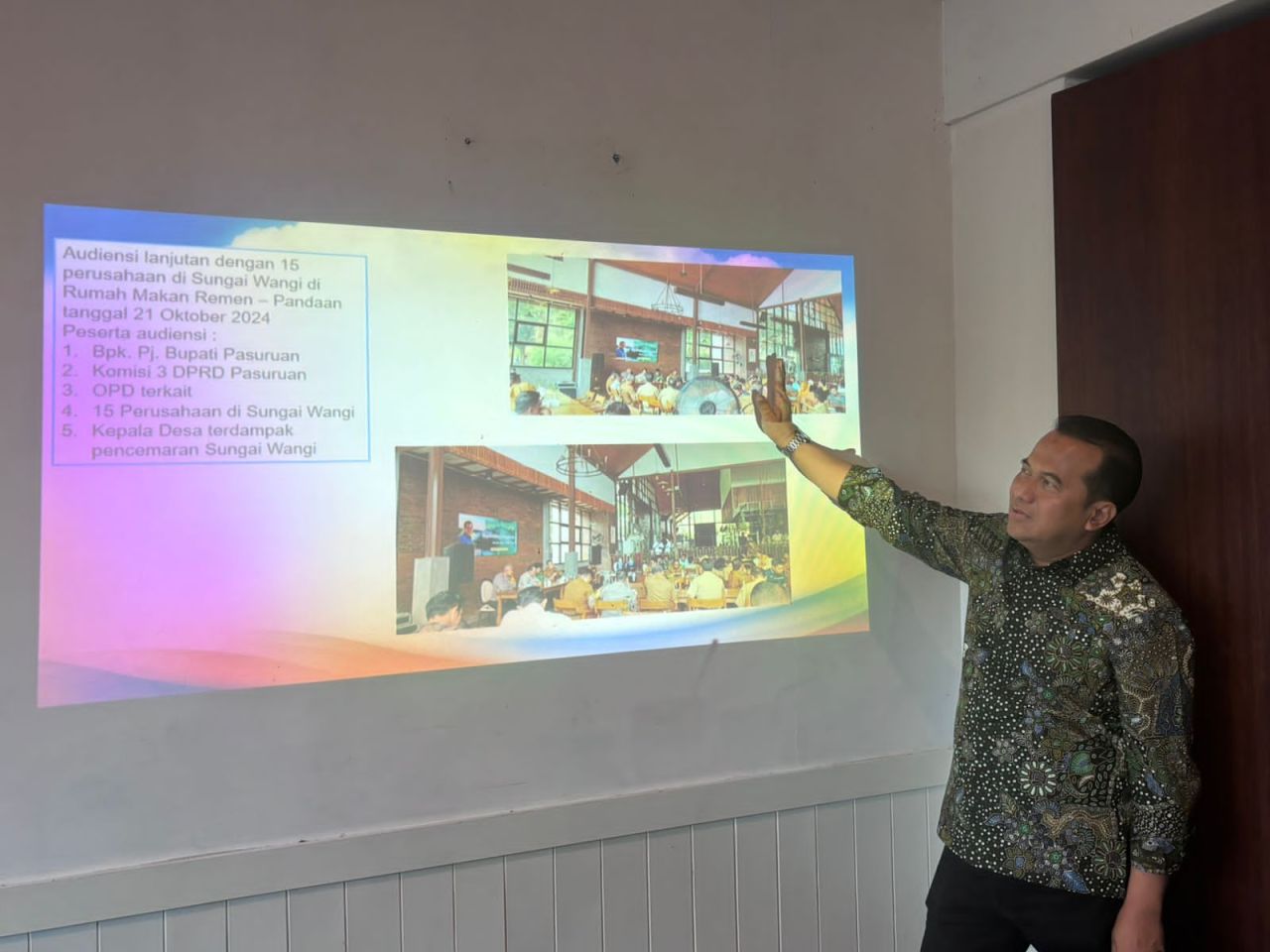 Duduk Perkara Pencemaran Lingkungan di Pasuruan, Pj Bupati Angkat Bicara Pj Bupati Pasuruan Nur Cholis. (Red)