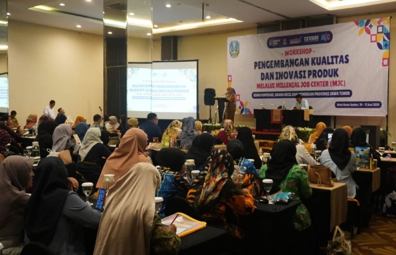 Millenial Job Center Latih Ratusan UMKM di Jatim Agar Jago Desain Kemasan