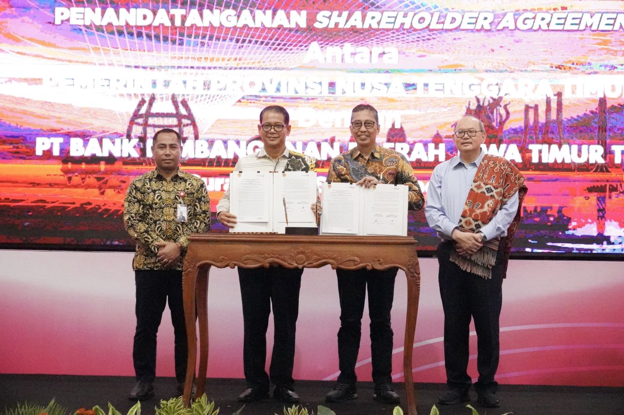 Sah Ber-KUB, Bank Jatim dan Bank NTT Teken SHA