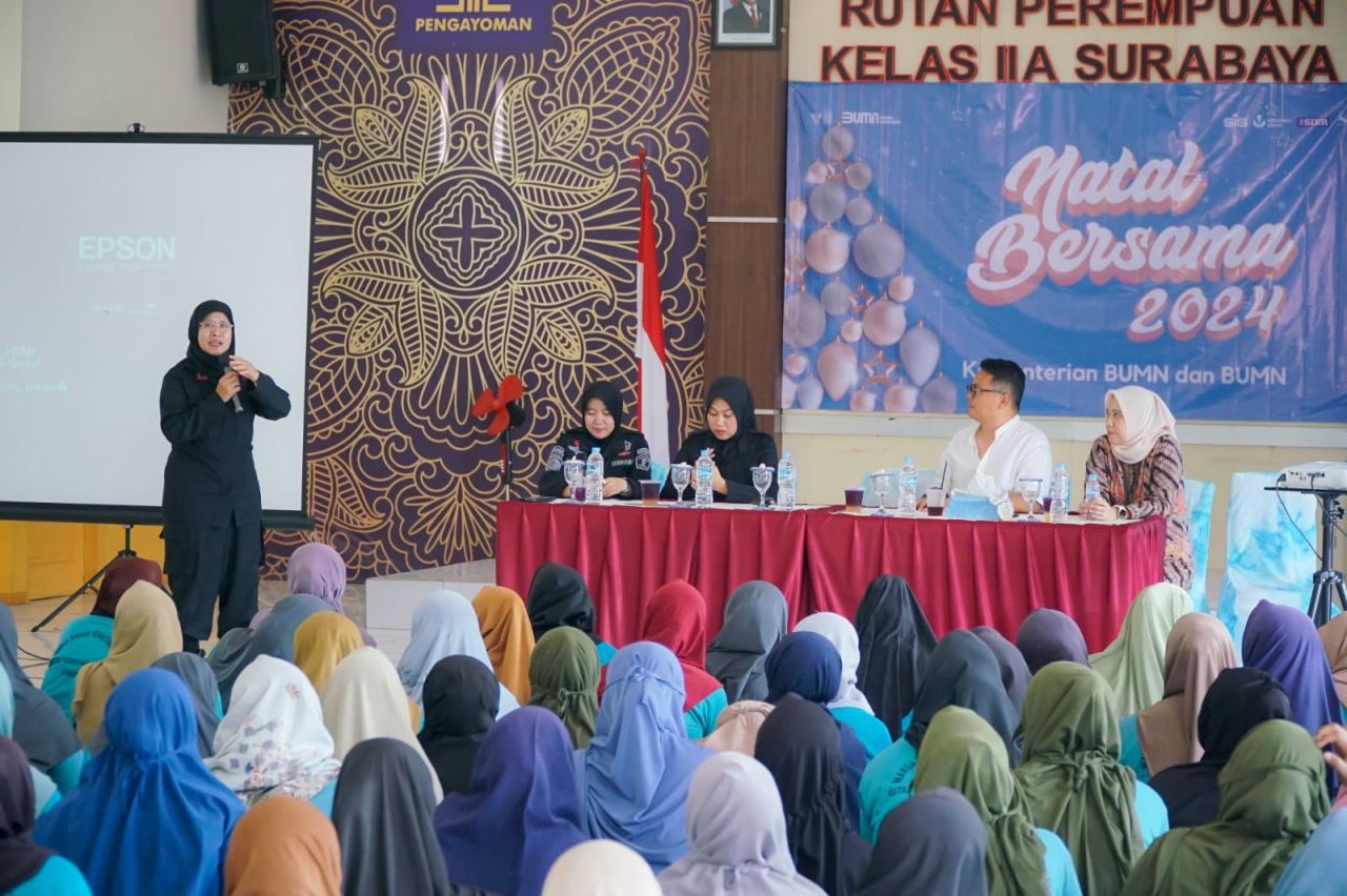 SIER Rayakan Kasih Natal Bersama Warga Binaan Rutan Perempuan Kelas IIA Surabaya