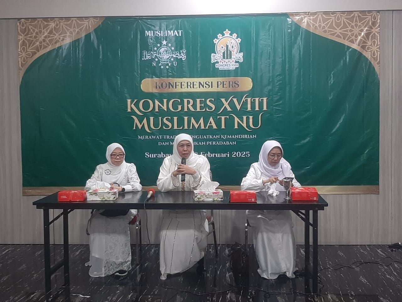 Khofifah Terpilih Menjadi Ketua Umum Dewan Pembina Muslimat NU