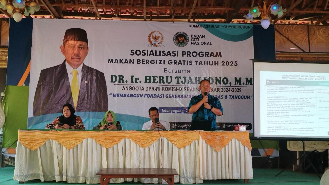 Sosialiasi Program MBG Bersama Mitra Kerja BGN Untuk Warga Tulungagung