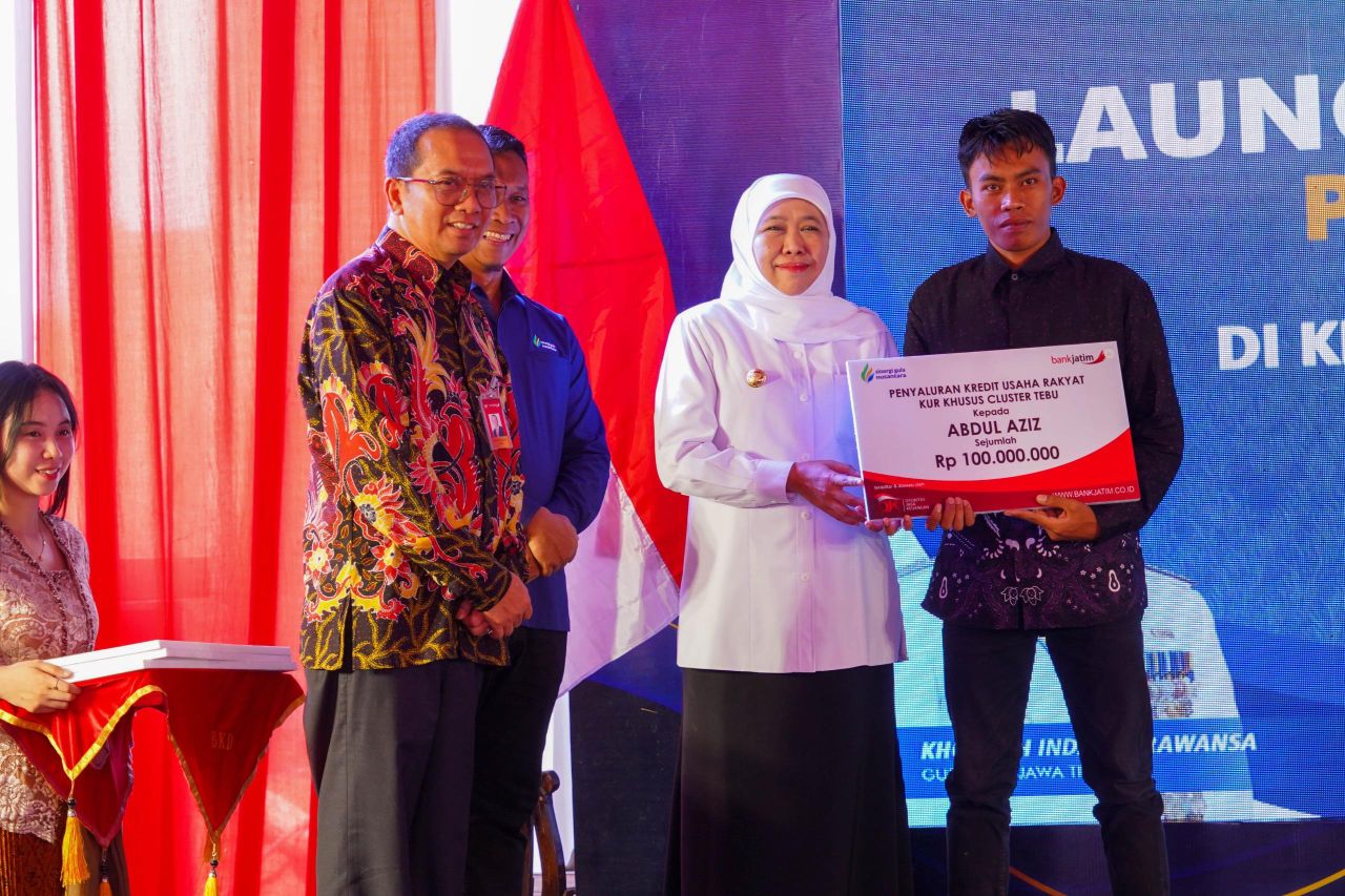 Bank Jatim Dukung Peluncuran KURsus Petani Tebu Jawa Timur