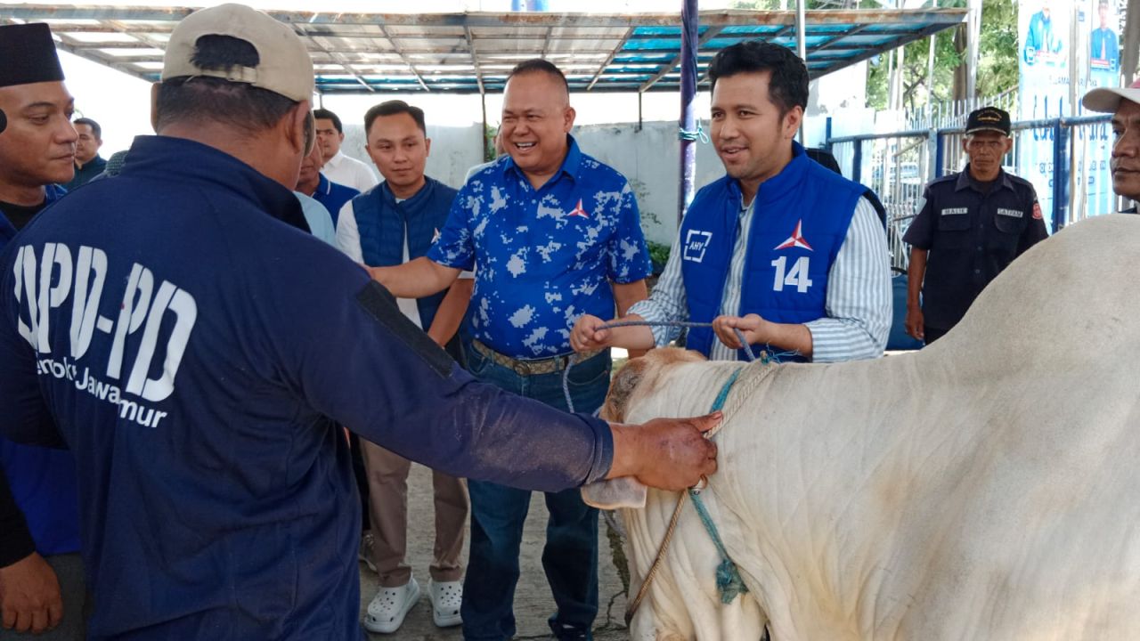 Demokrat Jatim Bagikan Ribuan Daging Kurban