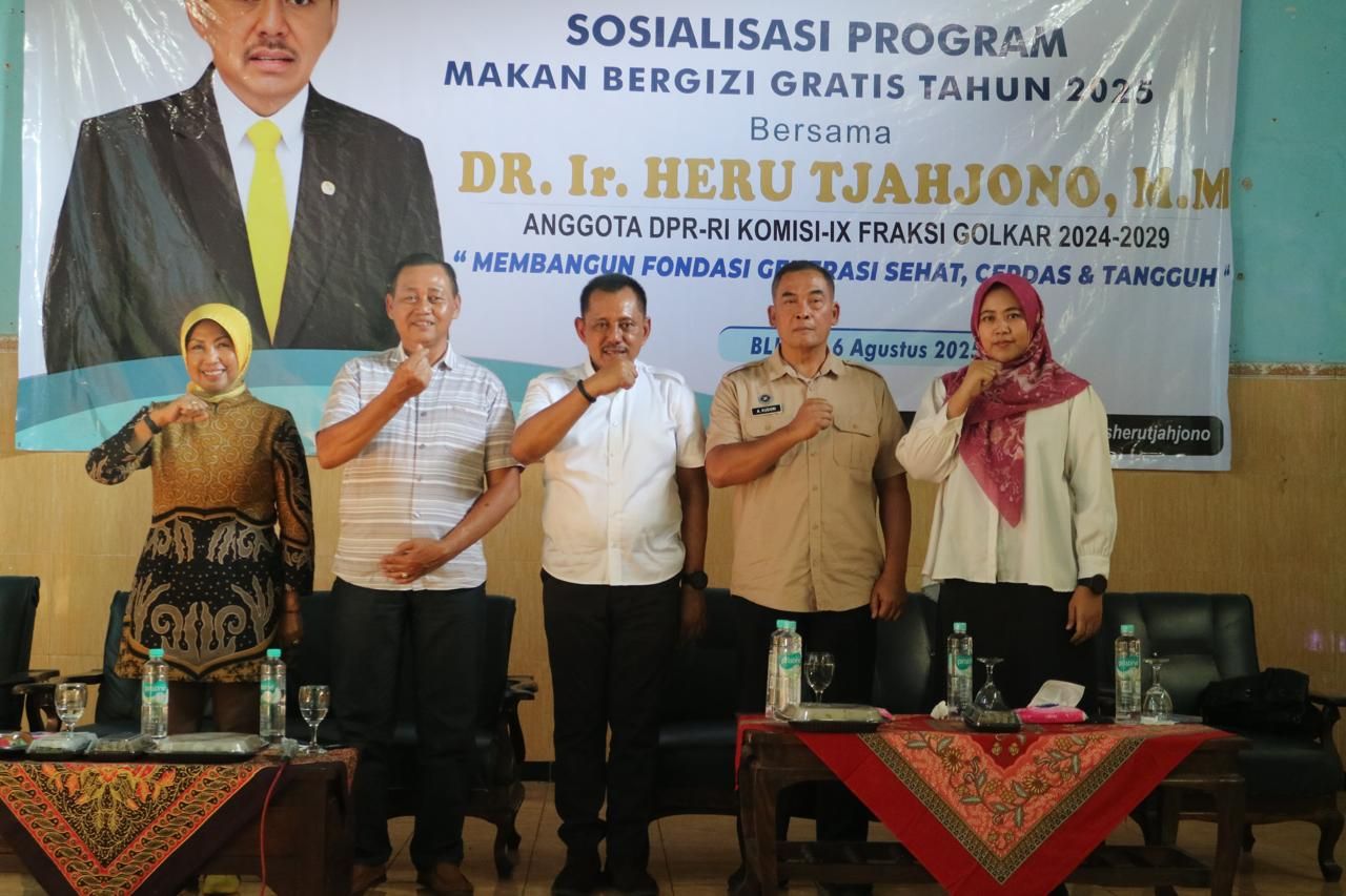 Sosialisasi Program Makan Bergizi Gratis Datangi Desa Sumberjo Blitar