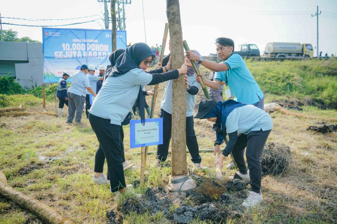 SIER Tanam Ratusan Trembesi di PIER, Perkuat Komitmen Keberlanjutan Industri Hijau