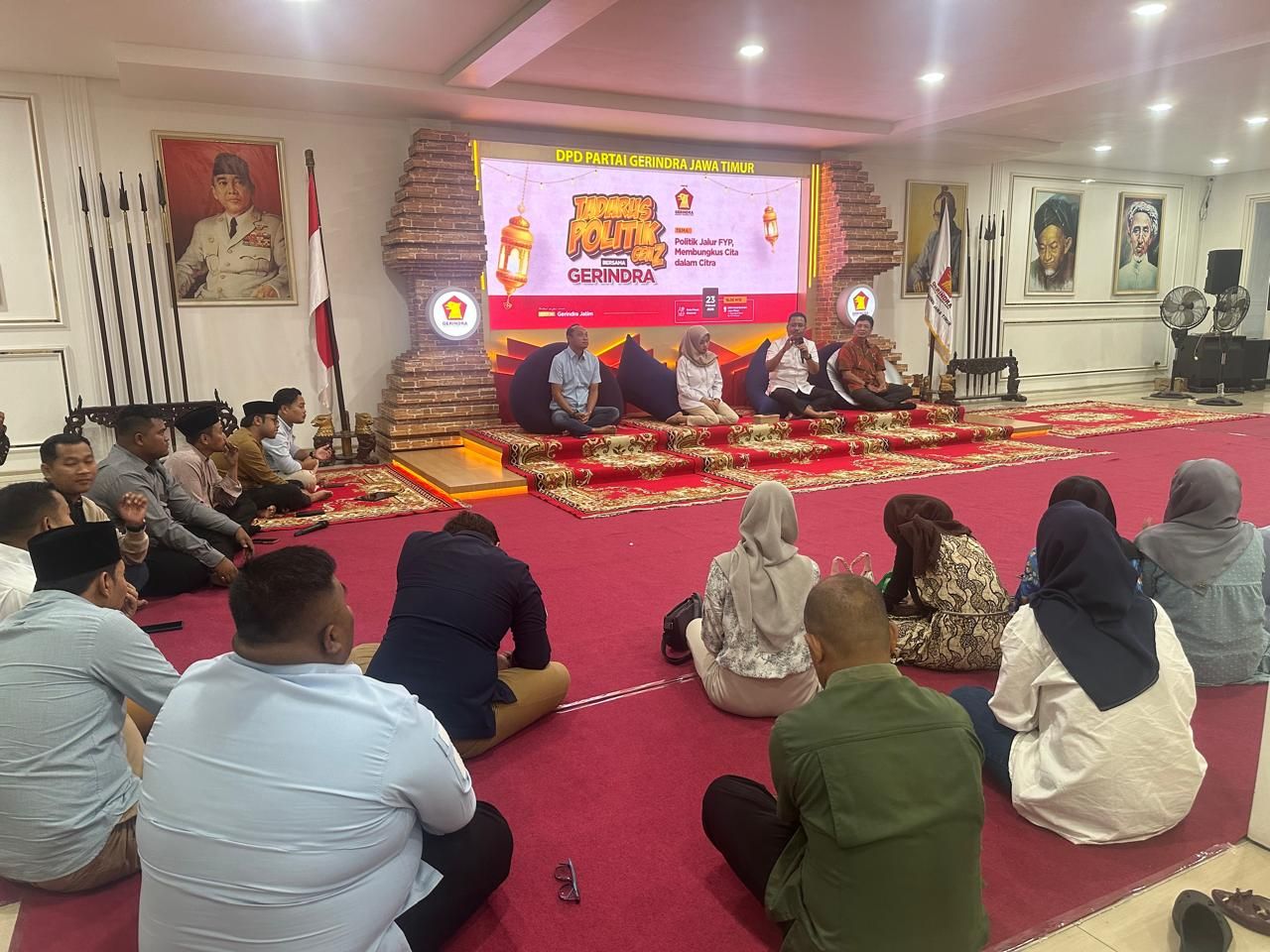 Antusias Tinggi Mahasiswa Surabaya Ikuti Tadarus Politik Gen Z Gerindra Jatim