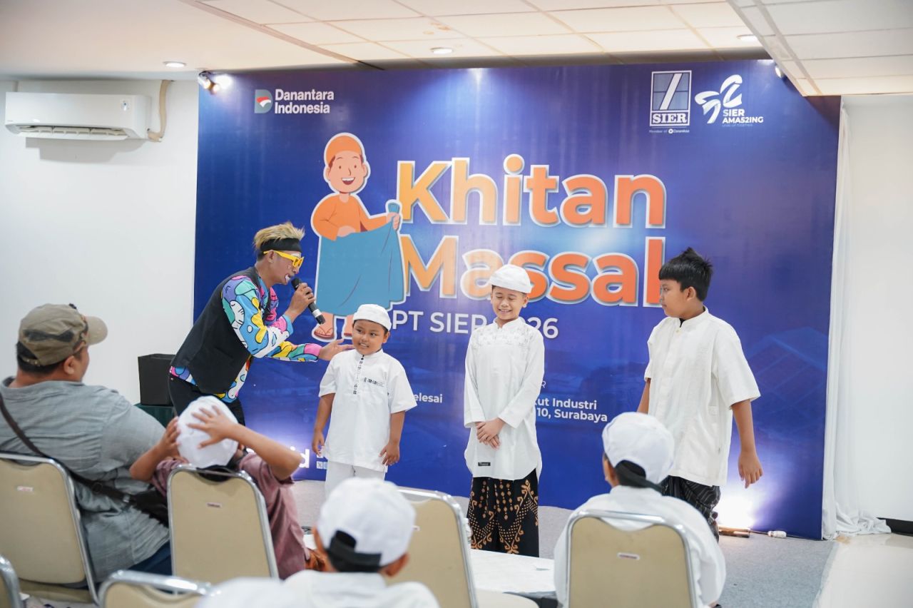 Khitan Massal HUT ke-52 SIER, 100 Anak Ikuti Layanan Khitan Modern Tanpa Jahitan