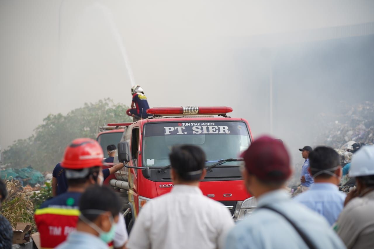 Gerak Cepat SIER Tangani Insiden Kebakaran di TPST Lestari PIER, Seluruh Pekerja Selamat